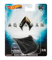Hot Wheels - Aquaman - Véhicule Sous-marin Black Manta