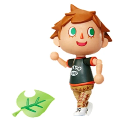  Nintendo - Figurines de 4 pouces Monde de Nintendo Vague 8 - Villager