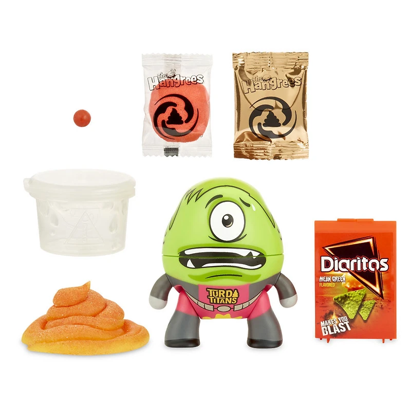 The Hangrees: Turd Titans Go! Collectible Parody Figure with Slime