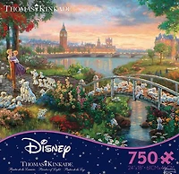 Ceaco – Thomas Kinkade – Collection Disney :  Casse-tête 101 Dalmatians (Casse-tête de 750 morceaux) - Édition anglaise