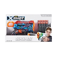 Zuru X-Shot Skins Menace Dart Blaster - Apocalypse (8 fléchettes)