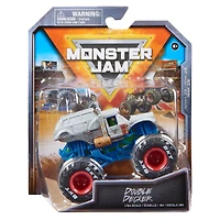 Monster Jam, Monster truck Double Decker officiel, véhicule en métal moulé, échelle 1:64, Jouets pour garçons à partir de 3 ans