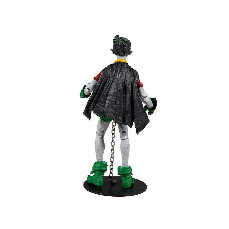 DC Multiverse Dark Nights Métal: Robin Earth-22 avec pièces de construction A pour figurine