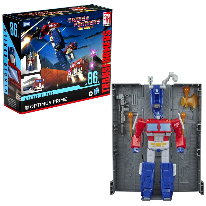 Transformers Generations Studio Series 86-31, figurine Optimus Prime classe Commandant de 17,5 cm, Les Transformers : le film