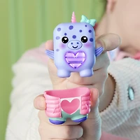 Hasbro Nano-mals Blubby the Narwhal Electronic Fidget Pet