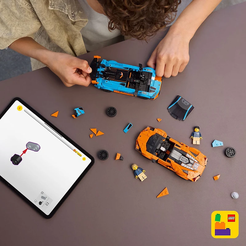 LEGO Speed Champions La Lamborghini Revuelto et la Huracán STO, Ensemble de Construction de Voitures et de Modèles 77238