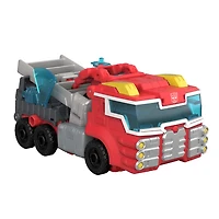 Transformers Age of the Primes, figurine Rescue Bot Heatwave classe Voyageur