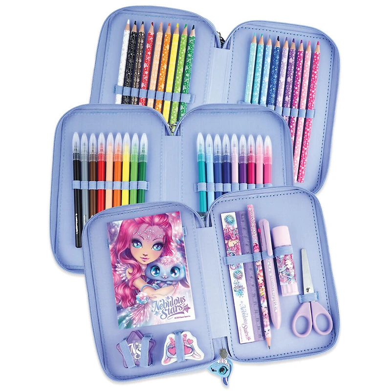 Trousse De Crayons 3 Volet Cristalia & Agatha