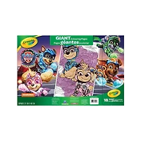 Crayola Giant Colouring Pages, Paw Patrol