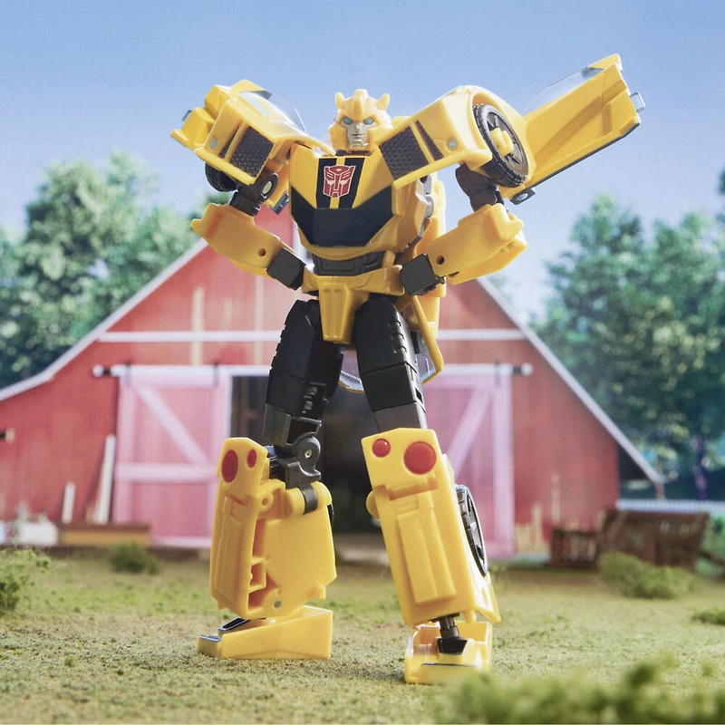 Transformers EarthSpark, figurine Bumblebee classe Deluxe de 12,5 cm