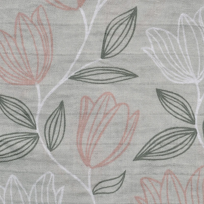 Perlimpinpin-Couverture en mousseline-Tulipes