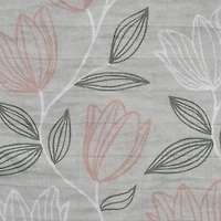 Perlimpinpin-Couverture en mousseline-Tulipes