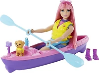 Barbie It Takes Two Daisy Camping Doll with Pet, Kayak and Accessories