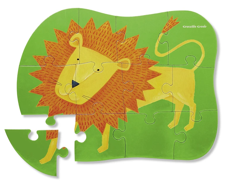 Crocodile Creek - Leo the Lion 12 piece Jigsaw Puzzle