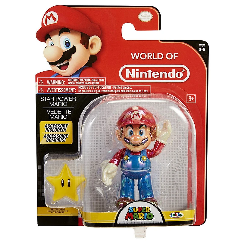 Nintendo - Figurines de 4 pouces Monde de Nintendo - Vedette Mario