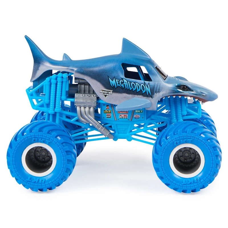 Monster Jam, Official Megalodon Monster Truck, Collector Die-Cast Vehicle