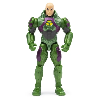DC Comics, Figurine articulée LEX LUTHOR de 10 cm avec 3 accessoires mystère