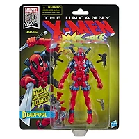 Marvel Legends Series Uncanny X-Men, figurine de collection Deadpool de 15 cm inspirée des bandes dessinées rétro - Édition anglaise