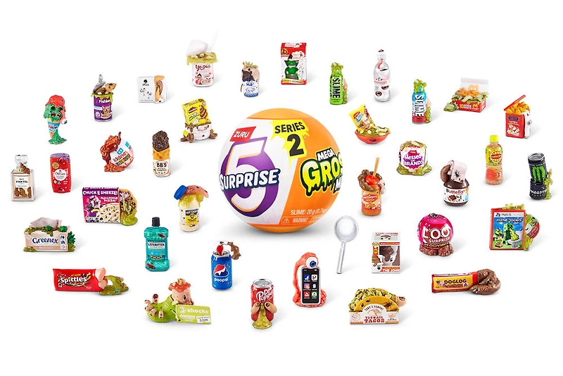 5 Surprise Mega Gross Minis série 2