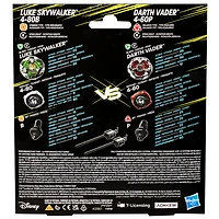 Beyblade X et Star Wars Collab Luke Skywalker 4-80B vs. Darth Vader 4-60B, multipack
