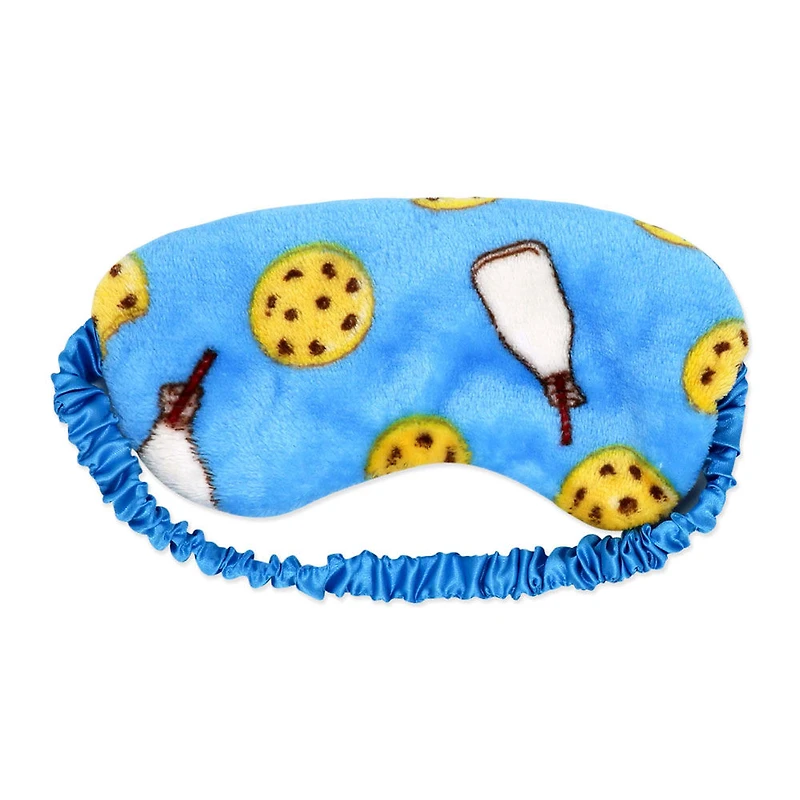 Jesse & Lulu Lounge Blanket with Sleep Mask: Blue Milk & Cookie