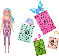 Barbie Color Reveal Doll with 6 Surprises, Rainbow Galaxy Series