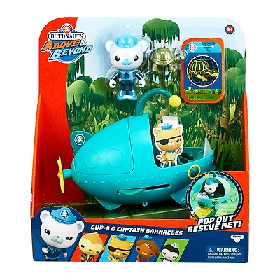 Octonauts S1 Figure and Vehicle Barnacles and Gup A