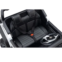 12V Mercedes Unimog 4WD MP4 Ride On - Blanc - Édition anglaise