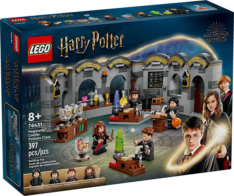LEGO Harry Potter Hogwarts Castle: Potions Class Playset, Wizard Toy for Kids 76431