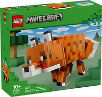 LEGO Minecraft Le Renard, Ensemble de Construction de Décoration de Jeu Vidéo, Jouet de Figurine d'Animal, Cadeau de Décoration de Jeu 21588