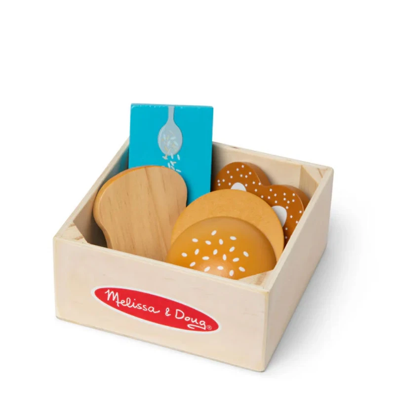 Melissa and Doug - Groupes d'aliments en bois PlaySet - Grains