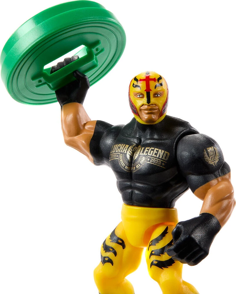 WWE  Knuckle Crunchers  Figurine articulée et acc.  Rey Mysterio