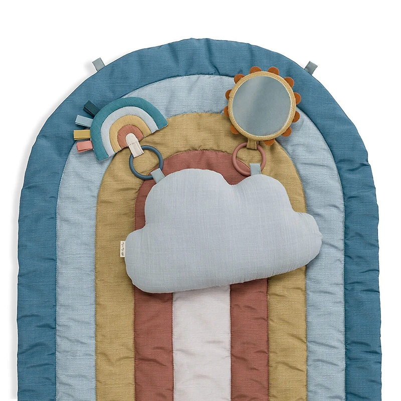 Ritzy Tummy Time Mat Rainbow