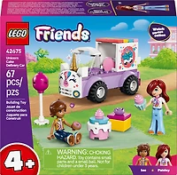 LEGO Friends La Voiture de Livraison de Gâteaux Licorne - Ensemble de Construction avec 2 Minipoupées et un Gâteau - 42675