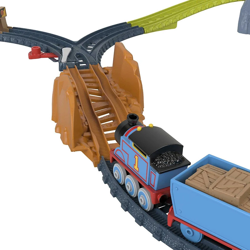 Thomas et ses amis - Coffret train - Livraison sur le pont en bois - Notre exclusivité