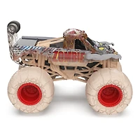 Monster Jam, Monster truck Zombie officiel, véhicule en métal moulé, série Elementals Trucks, échelle 1:64