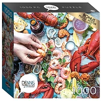 Cra-Z-Art - Dennis Prescott 1000pc Puzzle - Summer Vibes Seafood