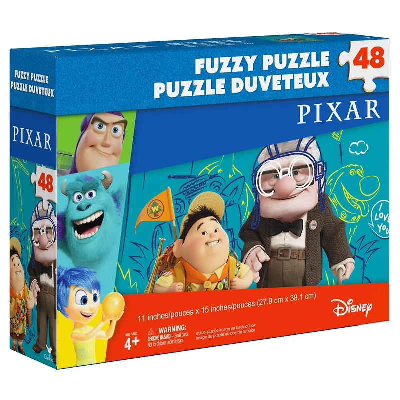 Pixar, Puzzle Travel Buddies en feutrine de 100 pièces