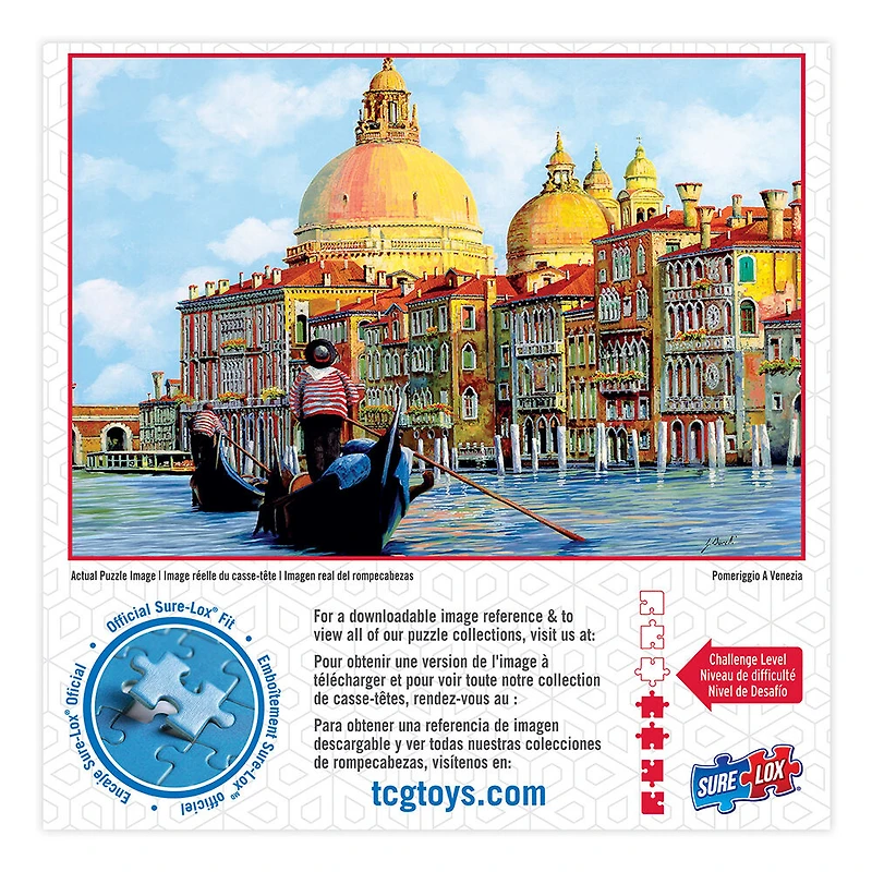 Casse-têtes SureLox - Collection Choix des amateurs de casse-têtes - Après-midi à Venise - 500 pièces