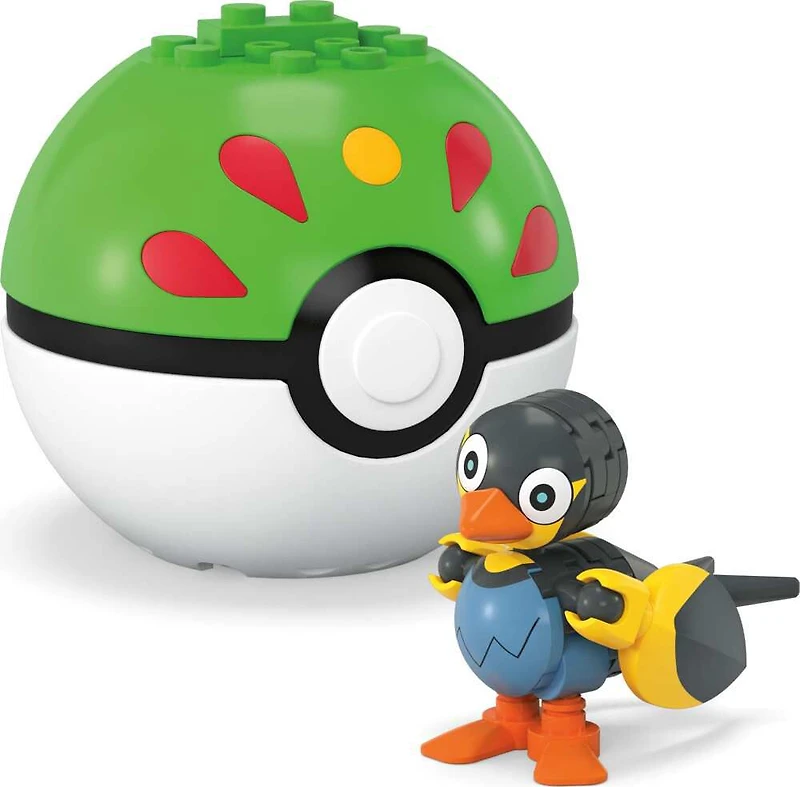 MEGA  Pokémon  Figurine articulée  Zapétrel, Pokéball (25pièces)