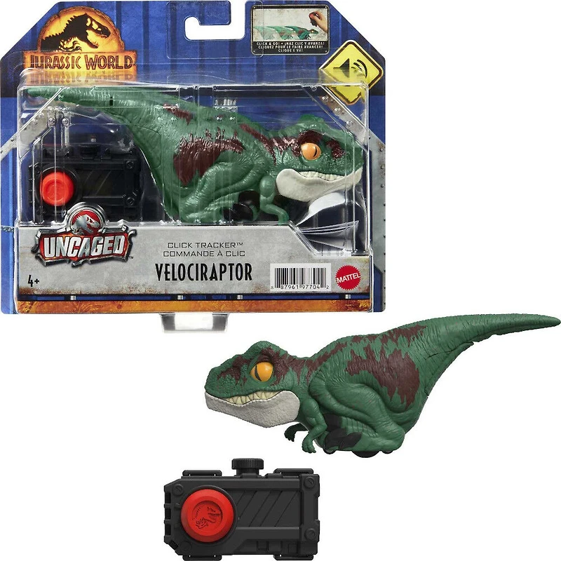 Jurassic World Uncaged Click Tracker Velociraptor