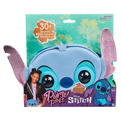 Purse Pets, Disney Stitch Animal et sac à main interactif avec plus de 30 effets sonores et réactions