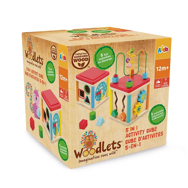 Woodlets 5-in-1 Activity Cube