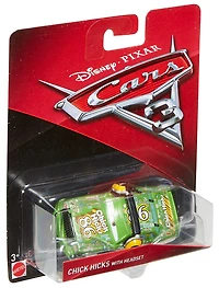 Disney/Pixar Les Bagnoles 3 - Véhicule en métal moulé sous pression - Chick Hicks avec casque. - Édition anglaise