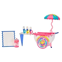 LOL Surprise OMG House of Surprises Art Cart Playset with Splatters Collectible Doll