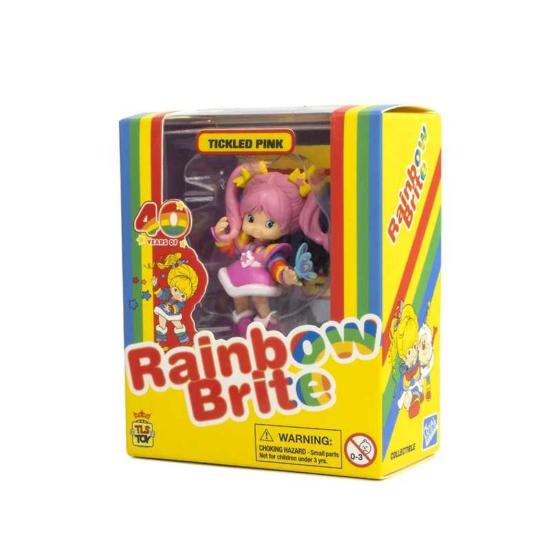 3” Rainbow Brite Collectible CheeBee Figures  - Tickled Pink