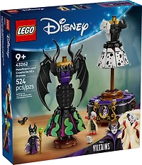 LEGO Disney Villains Maleficent's and Cruella De Vil's Dresses Kids Toy for Kids Ages 9+ - 43262