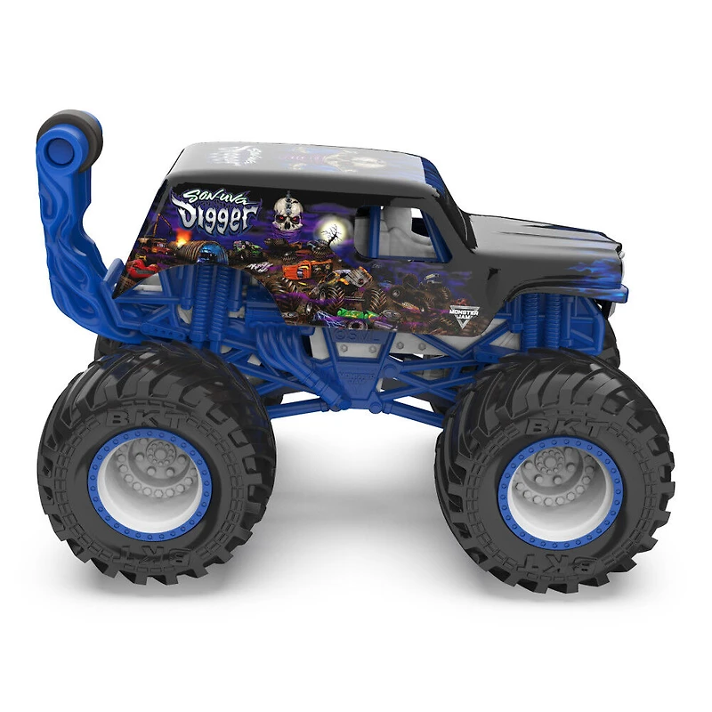 Monster Jam, Monster truck Son-Uva Digger officiel, véhicule en métal moulé, série Legacy Trucks, échelle 1:64