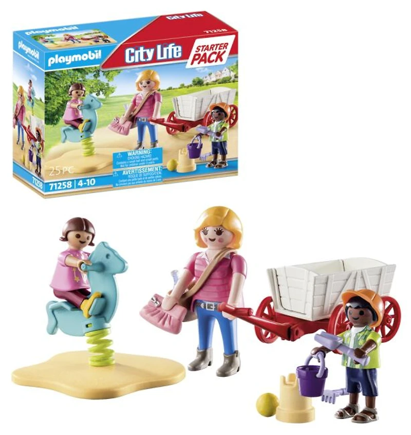 Playmobil - Starter Pack Nourrice avec enfants