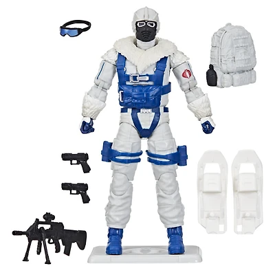 G.I. Joe Classified Series pack rétro sur blister, figurine Serpent des neiges